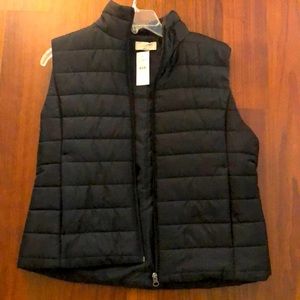 NWT Loft black vest